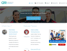Tablet Screenshot of cprcertificationonlinehq.com